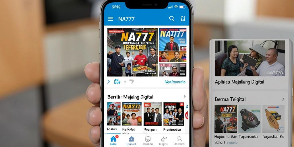 Tampilan antarmuka NA777 yang modern dan informatif.